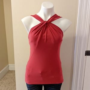 Tahri bright pink multi wear strap top size small